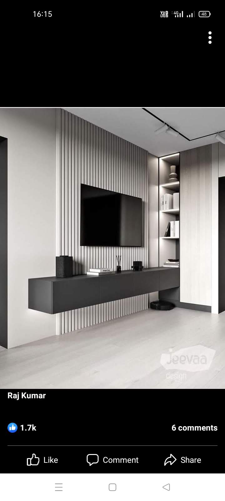 Modern Foyer Shoe Storage Credenza with Louvered Shutters & Seating Bench - Execution #